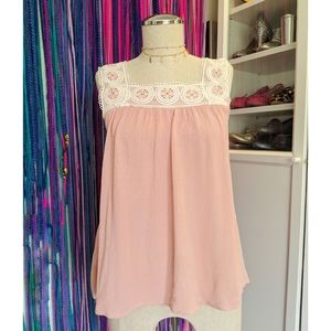 XS Pink Floyd Altar'd State Tank Top Shirt Lace